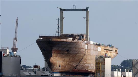 Der erste Flottentanker wurde 2023 auf Kiel gelegt. (Archivbild)
