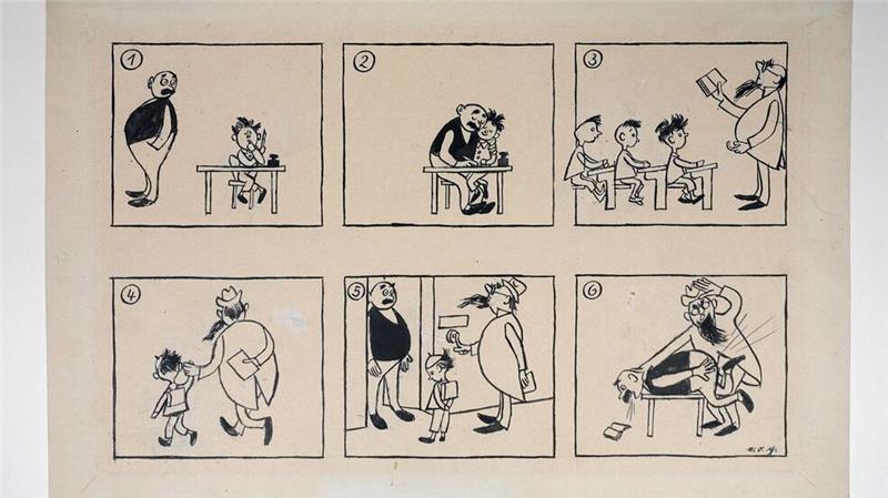 Herzlich in einer herzlosen Zeit: 90 Jahre „Vater und Sohn“ Der erste „Vater und Sohn“-Comic.