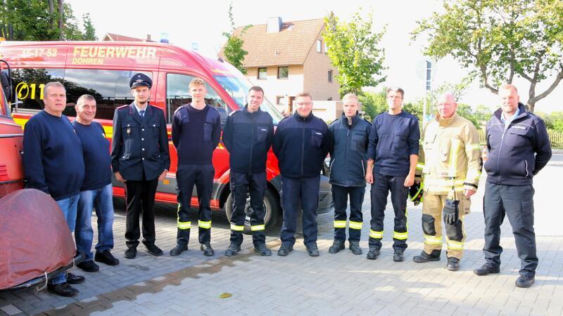 Der festliche Rahmen wurde auch für Beförderungen genutzt.