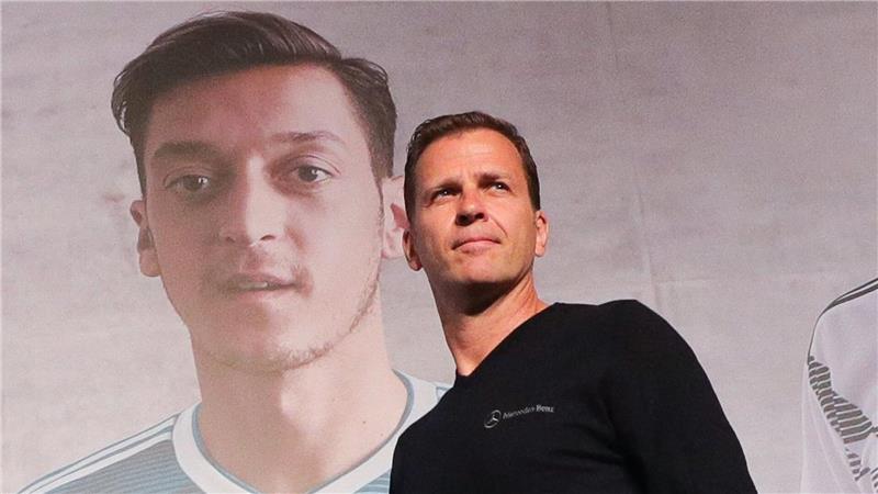 Der frühere DFB-Manager Oliver Bierhoff war überrascht von Özils Wortwahl. (Archivbild)
