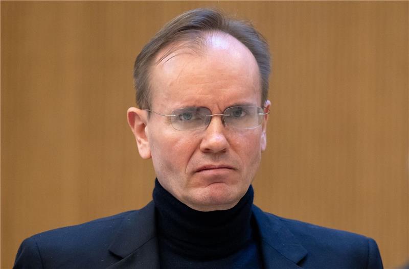 Angeklagter als Ankläger - Ex-Wirecard-Chef beendet Aussage Der frühere Wirecard-Vorstandschef Markus Braun im Gerichtssaal in München.