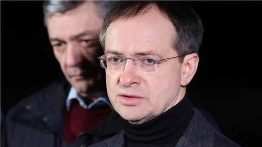 Der frühere russische Kulturminister Wladimir Medinski soll Ukraine-Verhandlungen in Istanbul führen. (Archivbild)