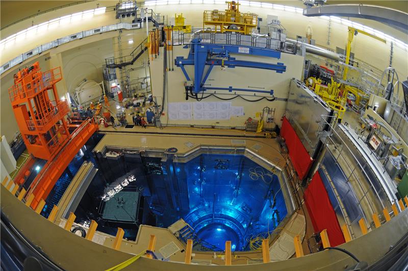 FDP heizt Atomdebatte in Niedersachsen an Der geöffnete Reaktordruckbehälter (M.) und das Brennelemente-Lagerbecken (l.), im Atomkraftwerk Isar 2 nahe Essenbach (Niederbayern) während der jährlichen Revision. Foto: Armin Weigel, pa/dpa