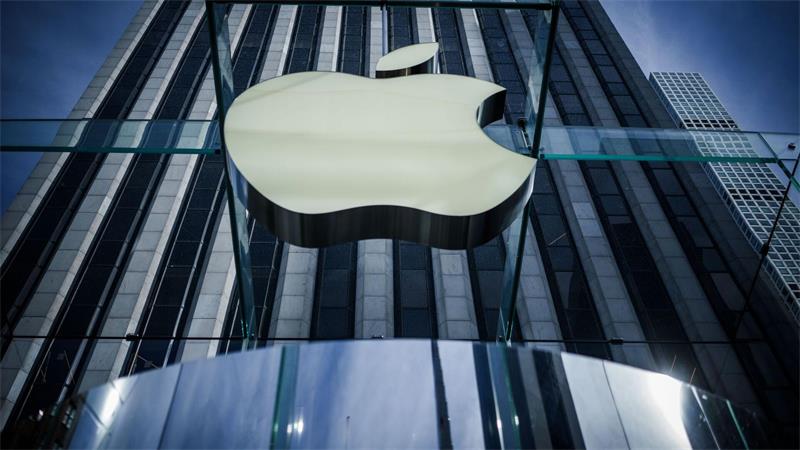 Nvidia & Co: USA dominieren Börsen - Deutschland fällt ab Der iPhone-Hersteller Apple zählt zu den Konzernen mit Billionen-Börsenwert (Archivbild)