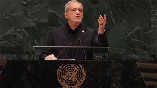 Der iranische Präsident Massud Peseschkian hat sich bei der UN-Generaldebatte gegen Anschuldigungen der USA gewehrt. 