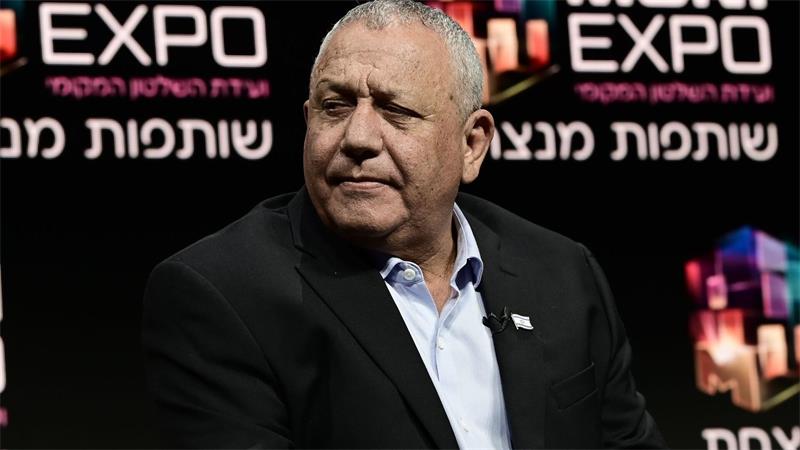 Der israelische Politiker Gadi Eisenkot bei einer Konferenz in Tel Aviv. (Archivbild)