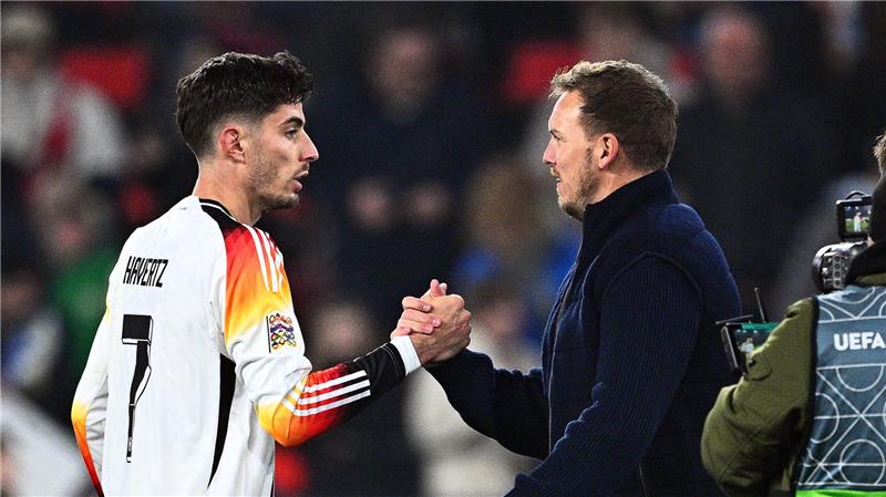 Der letzte Länderspieleinsatz von Kai Havertz (l.) liegt mehr als ein Jahr zurück. (Archivbild)