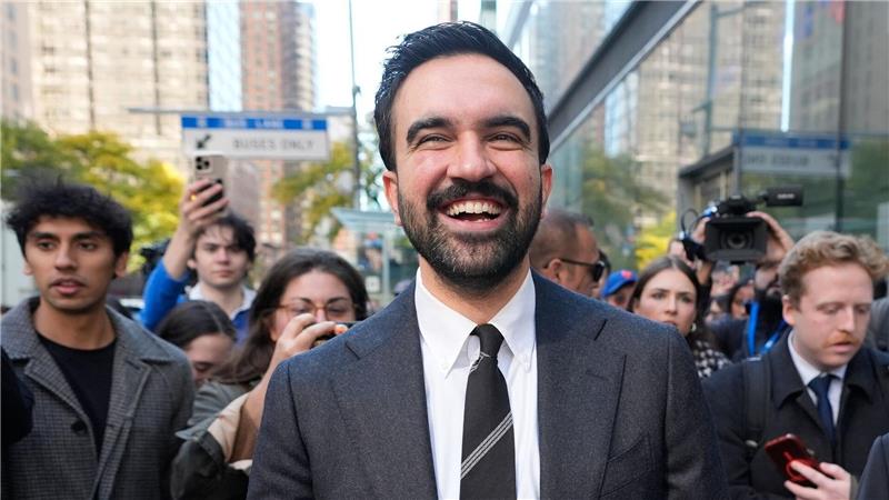 Trump will Mamdani als New Yorker Bürgermeister verhindern Der linke Demokrat Mamdani gilt als Favorit bei der Wahl in New York. (Archivbild)