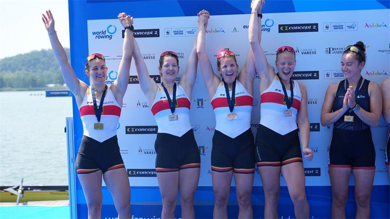 EM-Gold nach 13 Jahren für Ruderer - Zeidler mit Bestzeit Der neu formierte deutsche Frauen-Vierer sicherte sich EM-Silber.