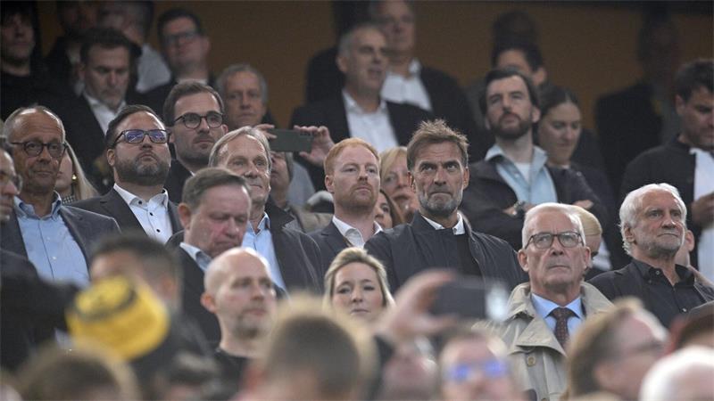 Der neue Bundestrainer Jürgen Klopp sah in Dortmund ein Spiel mit hohem Tempo. 