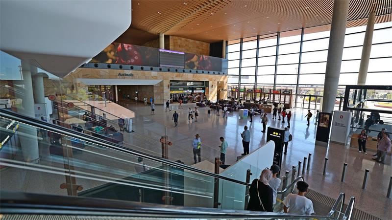 Der neue Flughafen nahm am Wochenende den Betrieb auf.