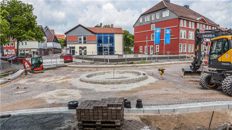 Der neue Mini-Kreisel ist schon als solcher zu erkennen.