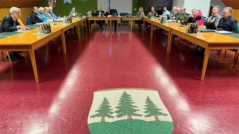 Das Foto zeigt den Ratssaal der Stadt Braunlage.