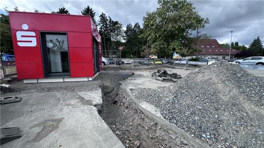 Der neue SB-Pavillon der BLSK ist noch weit davon entfernt, in Betrieb zu gehen.