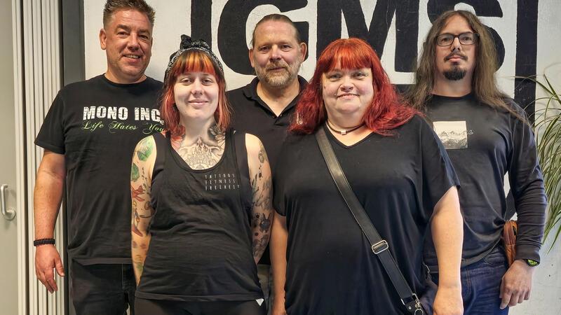 Der neue Vorstand: Markus Klotz, Marcella Melzer, Ulrich Matthey, Susanne Troppa und Merlin Schönfisch.