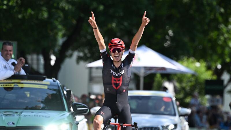 Der neue deutsche Straßenradmeister: Marco Brenner.