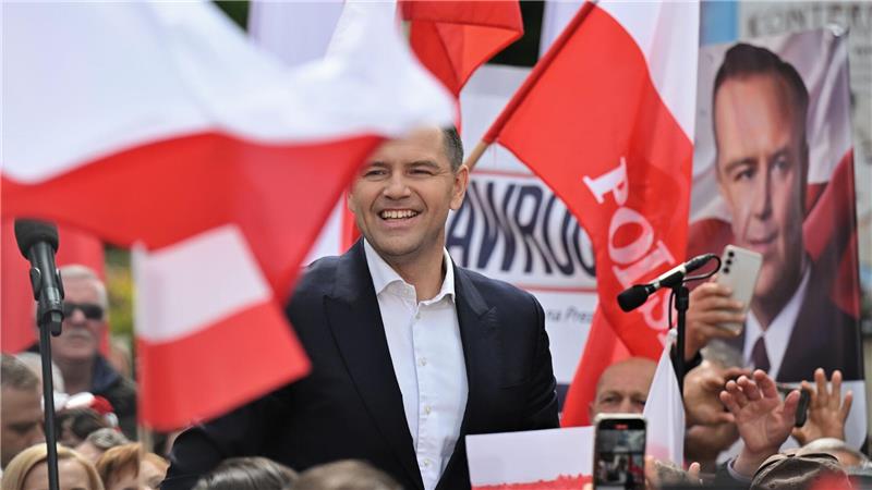 Der parteilose Historiker Karol Nawrocki wird von der nationalkonservativen PiS unterstützt. (Archivbild)