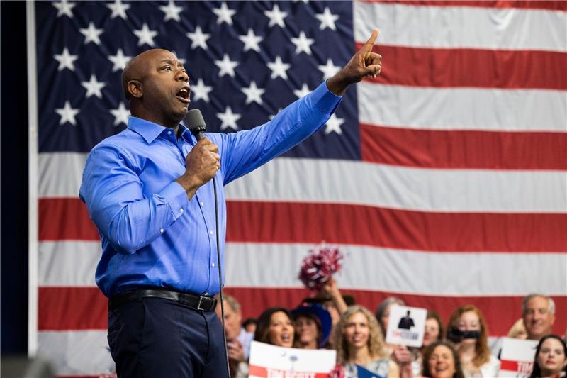 US-Republikaner Scott zieht Präsidentschaftsbewerbung zurück Der republikanische US-Senator Tim Scott hatte seine Bewerbung im Mai verkündet.