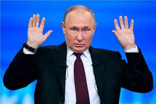 Der russische Präsident Wladimir Putin sieht für seinen Krieg gegen die Ukraine alle bisherigen Ziele weiter in Kraft.
