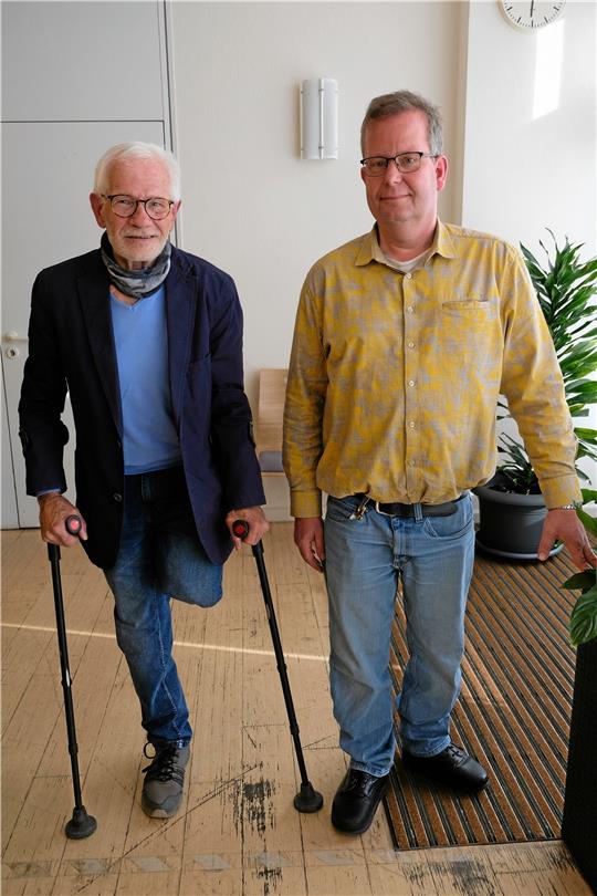 Der scheidende Kreis-Behindertenbeauftragte Ulrich Heinemann (links) und sein designierter Nachfolger Christian Bormann. Foto: Privat