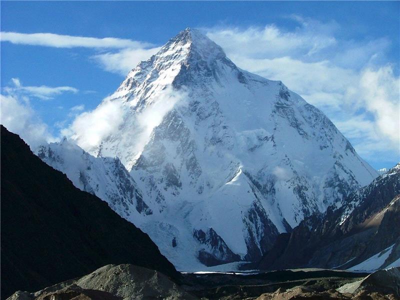 Tod am K2: Haben Bergsteiger den sterbenden Mann ignoriert? Der schroff aufragende K2 gilt unter Bergsteigern wegen seiner steilen Wände als sehr schwierig.