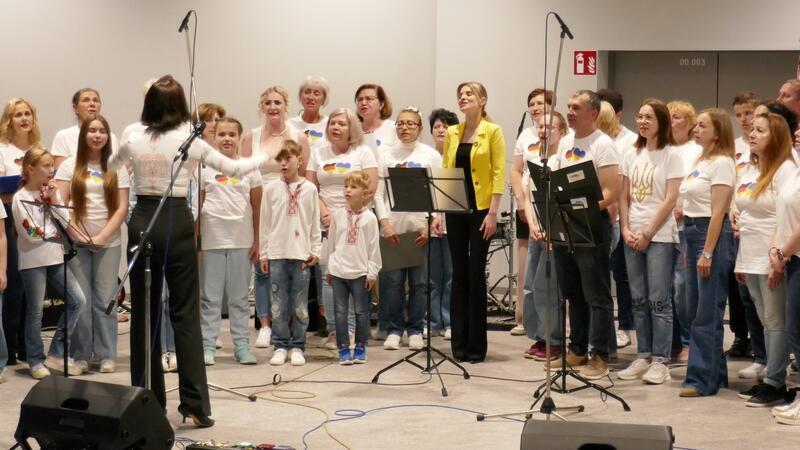 Der ukrainische Chor beweist, dass er nicht nur die Zahl der Teilnehmer wächst, sondern auch die Qualität.