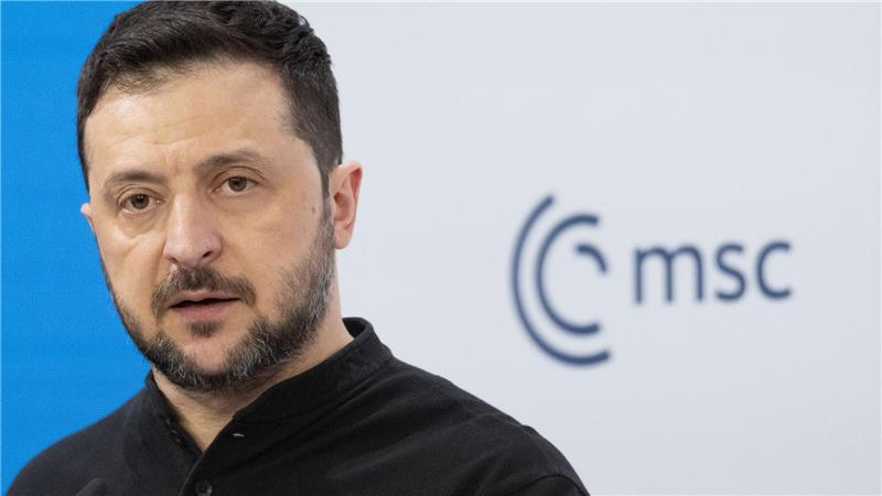 Der ukrainische Präsident Selenskyj wird wieder in München erwartet.