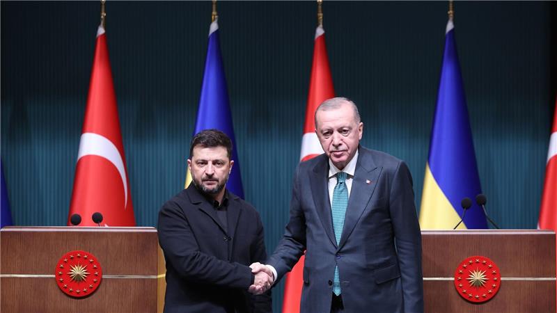 Der ukrainische Präsident Wolodymyr Selenskyj hat Gespräche mit dem türkischen Präsidenten Recep Tayyip Erdogan angekündigt. (Archivbild)