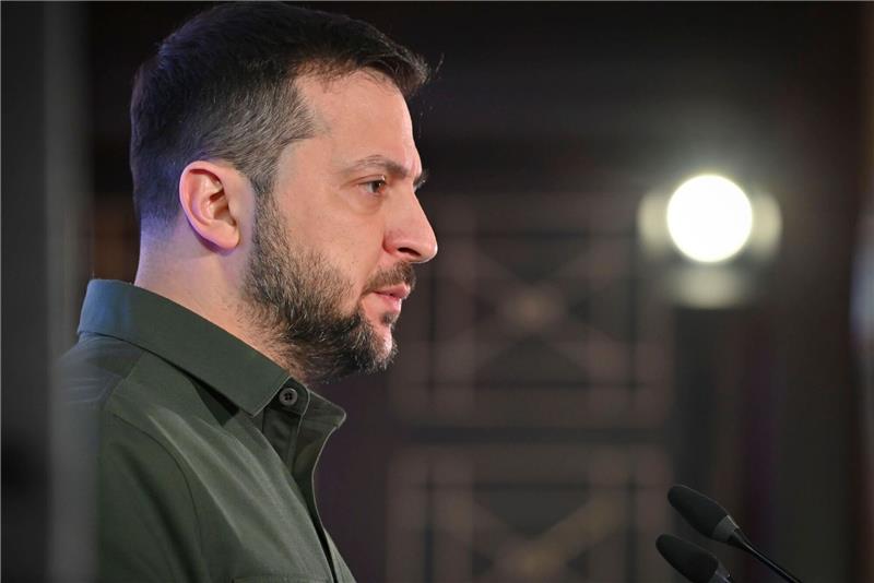Krieg gegen die Ukraine: So ist die Lage Der ukrainische Präsident Wolodymyr Selenskyj in Kiew.