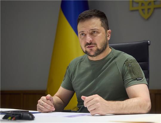 Der ukrainische Präsident Wolodymyr Selenskyj ist vom IOC enttäuscht.