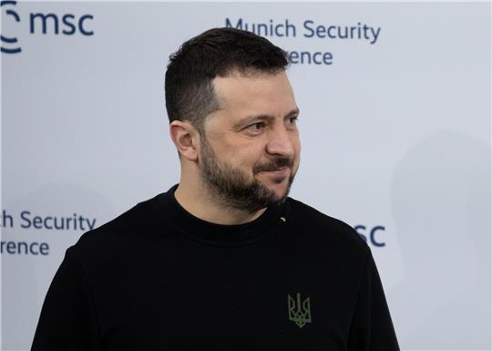 Der ukrainische Präsident Wolodymyr Selenskyj plädiert für weitere westliche Unterstützung für sein Land.