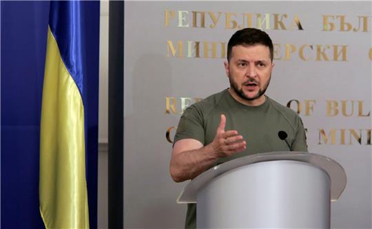 Der ukrainische Präsident Wolodymyr Selenskyj wirbt weiterhin für eine Nato-Mitgliedschaft seines Landes.