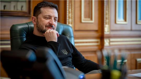 Der ukrainische Präsident Wolodymyr Selenskyj zeigte sich zufrieden mit den Einsätzen neuer Drohnen und Raketen. (Archivbild)