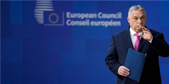 Der ungarische Regierungschef Viktor Orban lehnt die milliardenschweren Finanzhilfen für die Ukraine ab.