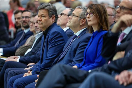 Derzeit auf Länder-Tour: Robert Habeck nimmt an einem handwerkspolitischen Forum in Leipzig teil.