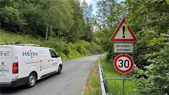 Derzeit gilt auf der Landstraße zwischer Oderhaus und Oderberg Tempo 30, nach den Bauarbeiten dürfen die Verkehrsteilnehmer dann 20 Stundenkilometer schneller fahren.