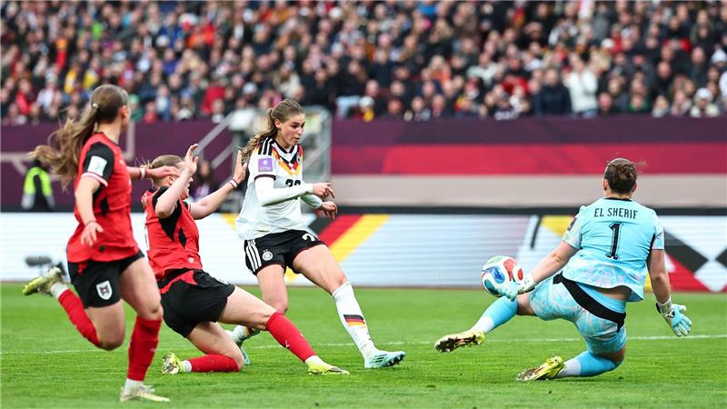 Deutliches Chancenplus für das DFB-Team mit Jule Brand.