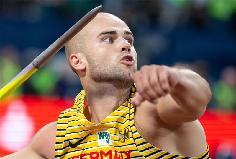 Deutsche Hoffnung bei der Leichtathletik-Team-EM: Speerwerfer Julian Weber.