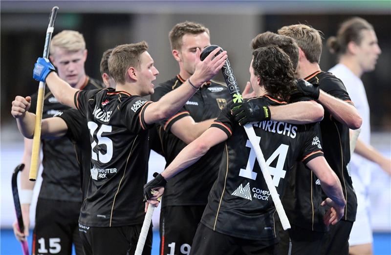 Deutschlands Hockey-Männer stehen in Indien im WM-Viertelfinale.