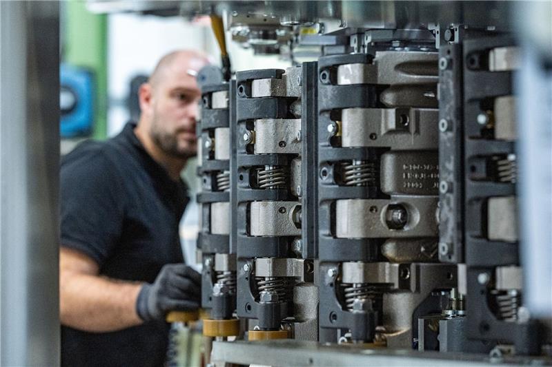 Deutschlands Maschinenbauer blicken verhalten optimistisch in die Zukunft.