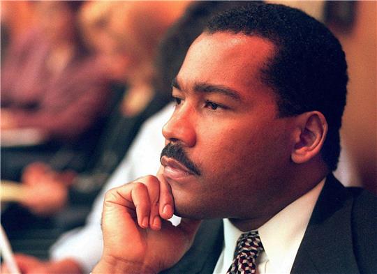 Dexter King, Sohn des verstorbenen Bürgerrechtsführers Martin Luther King Jr.
