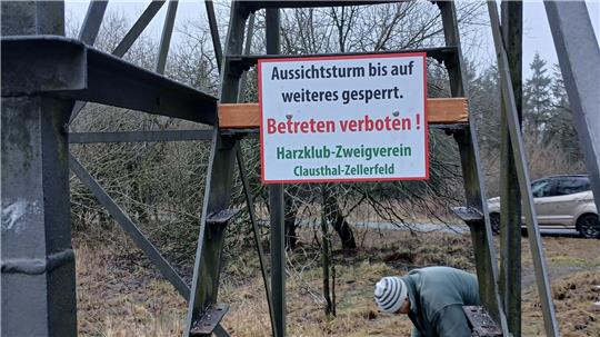 Die 75.000 Euro teure Sanierung des Aussichtsturms auf der Schalke ist eines der ehrgeizigsten Vorhaben des Harzklub-Zweigvereins Clausthal-Zellerfeld.