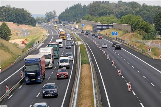 Die A 7 wird an zwei aufeinanderfolgenden Tagen wechselseitig komplett gesperrt. Foto: Gereke