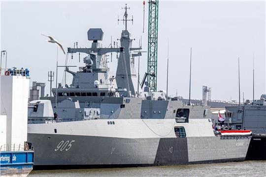Die «AL-QAHHAR» liegt im Fischereihafen.