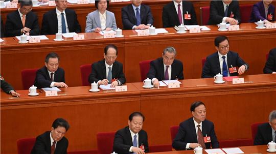 Die Abgeordneten in Chinas Volkskongress stimmten für die Pläne der Regierung- 