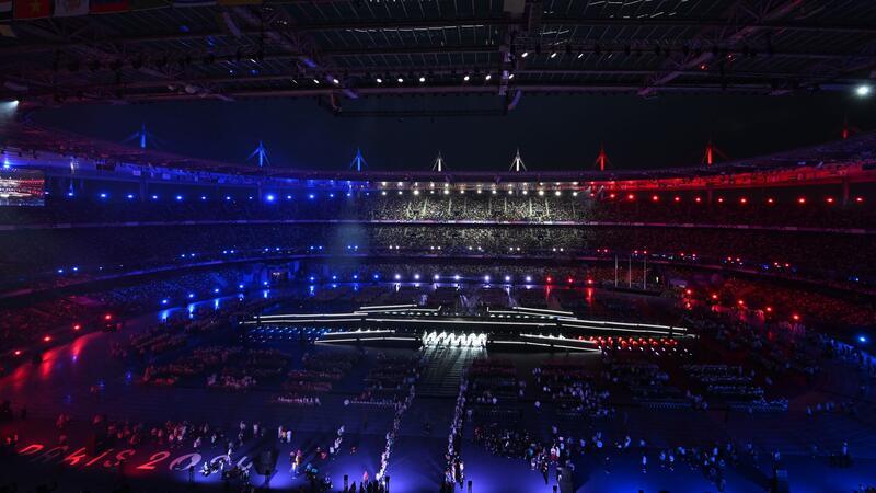 Abwärtstrend gestoppt: Quade sieht Paris als „Ansporn“ Die Abschiedszeremonie im Stade de France hat begonnen.
