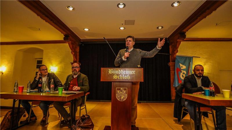 Wird die AfD jetzt bald aus dem Bündheimer Schloss geworfen? Die AfD lud mehrfach zur Wahlkampfveranstaltung mit Rednern wie dem EU-Parlamentsabgeordneten Maximilian Krah ins Bündheimer Schloss ein