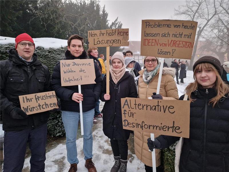 Die AfD lud zur Wahlkampfveranstaltung mit Rednern wie dem EU-Parlamentsabgeordn...