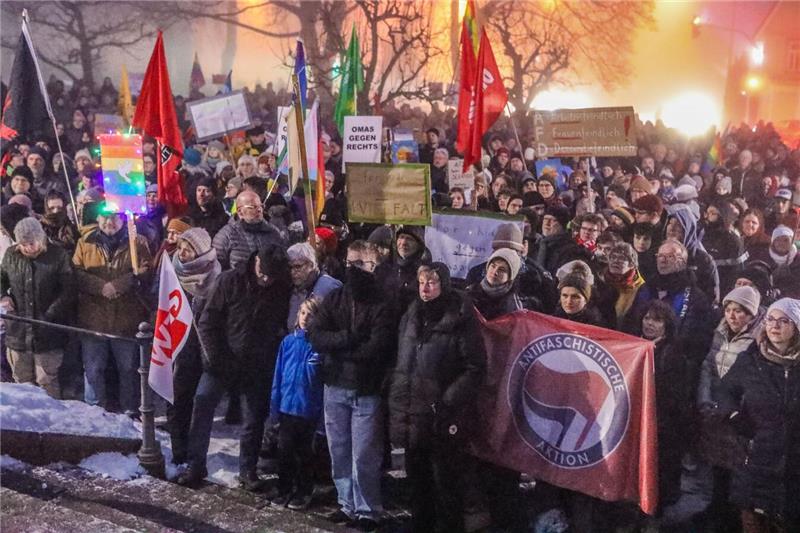 Die AfD lud zur Wahlkampfveranstaltung mit Rednern wie dem EU-Parlamentsabgeordn...