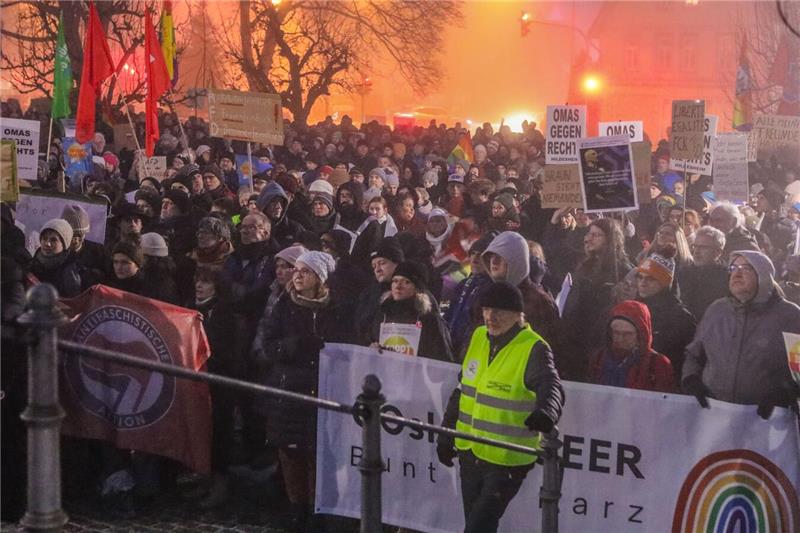 Die AfD lud zur Wahlkampfveranstaltung mit Rednern wie dem EU-Parlamentsabgeordn...